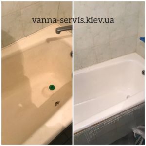Реставрация ванн наливным акрилом
