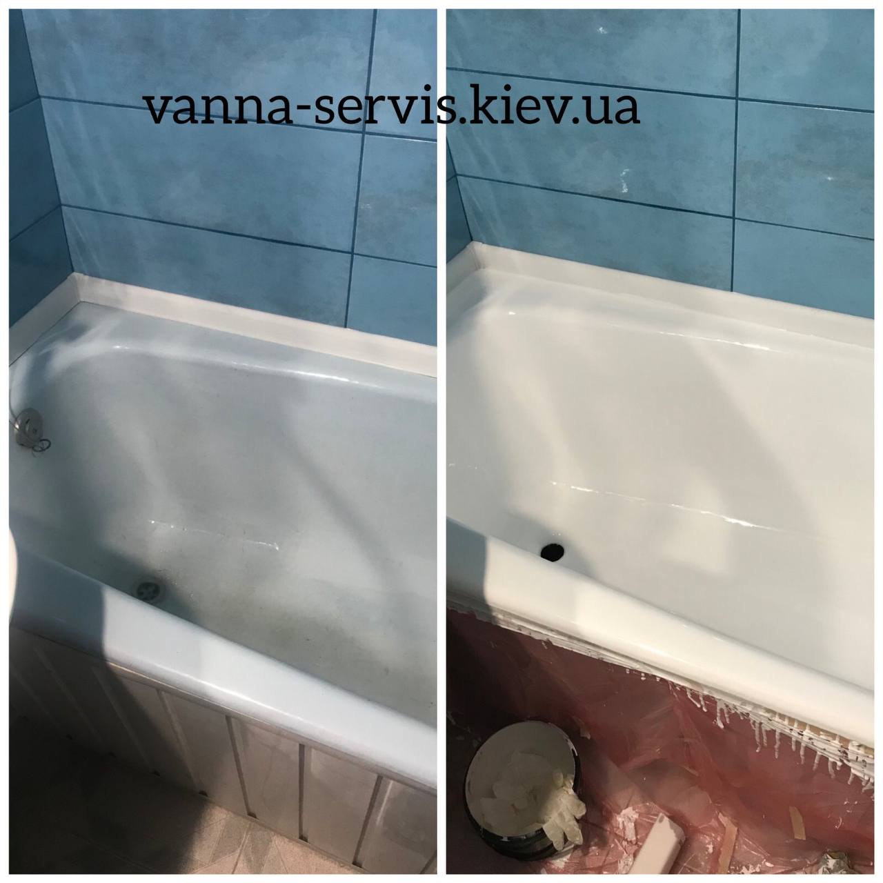 Реставрация акриловых ванн Киев